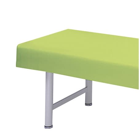 診察台カバー(レザー製) 20-3800-0118 ビニルレザーライムグリーン 高田ベッド製作所 TB-90(60X180CM)