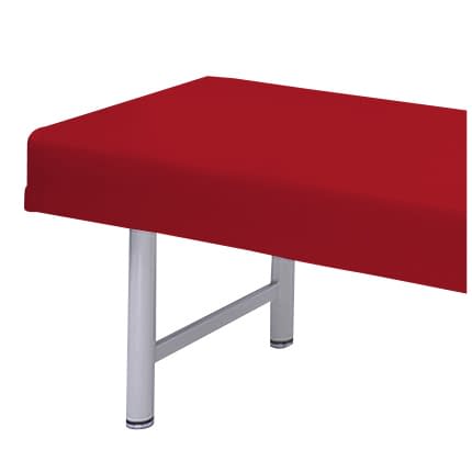 診察台カバー(レザー製) 20-3800-0214 ビニルレザーレッド 高田ベッド製作所 TB-90(65X180CM)