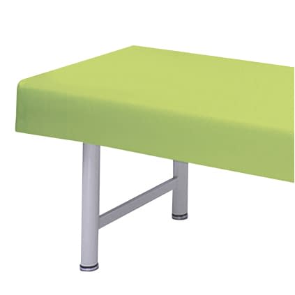 診察台カバー(レザー製) 20-3800-0218 ビニルレザーライムグリーン 高田ベッド製作所 TB-90(65X180CM)