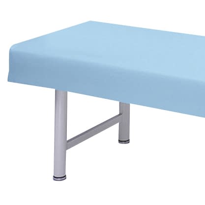 診察台カバー(レザー製) 20-3800-0312 ビニルレザースカイブルー 高田ベッド製作所 TB-90(60X190CM)