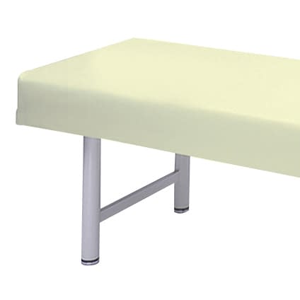 診察台カバー(レザー製) 20-3800-0313 ビニルレザークリーム 高田ベッド製作所 TB-90(60X190CM)