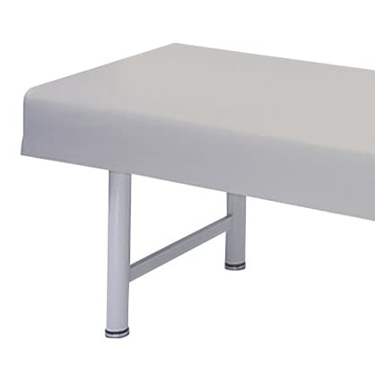 診察台カバー(レザー製) 20-3800-0409 ビニルレザーグレー 高田ベッド製作所 TB-90(65X190CM)