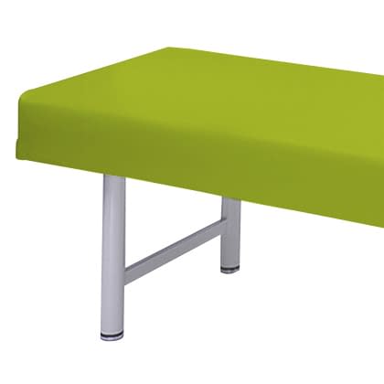 診察台カバー(レザー製) 20-3800-0411 ビニルレザー抹茶 高田ベッド製作所 TB-90(65X190CM)