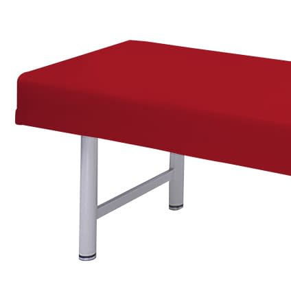 診察台カバー(レザー製) 20-3800-0414 ビニルレザーレッド 高田ベッド製作所 TB-90(65X190CM)