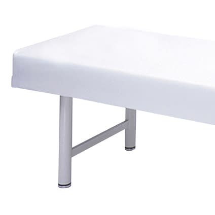 診察台カバー(レザー製) 20-3800-0501 ビニルレザー白 高田ベッド製作所 TB-90(70X190CM)