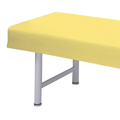 診察台カバー(レザー製) 20-3800-0508 ビニルレザーイエロー 高田ベッド製作所 TB-90(70X190CM)