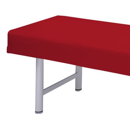 診察台カバー(レザー製) 20-3800-0514 ビニルレザーレッド 高田ベッド製作所 TB-90(70X190CM)