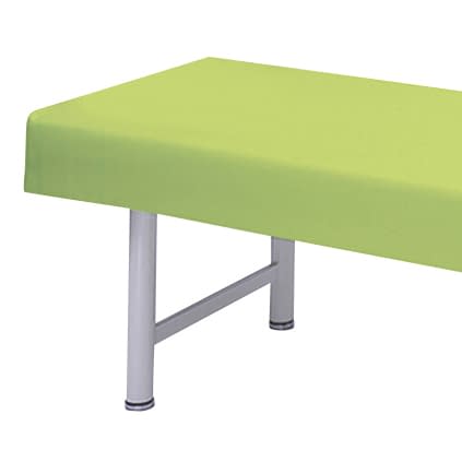 診察台カバー(レザー製) 20-3800-0518 ビニルレザーライムグリーン 高田ベッド製作所 TB-90(70X190CM)