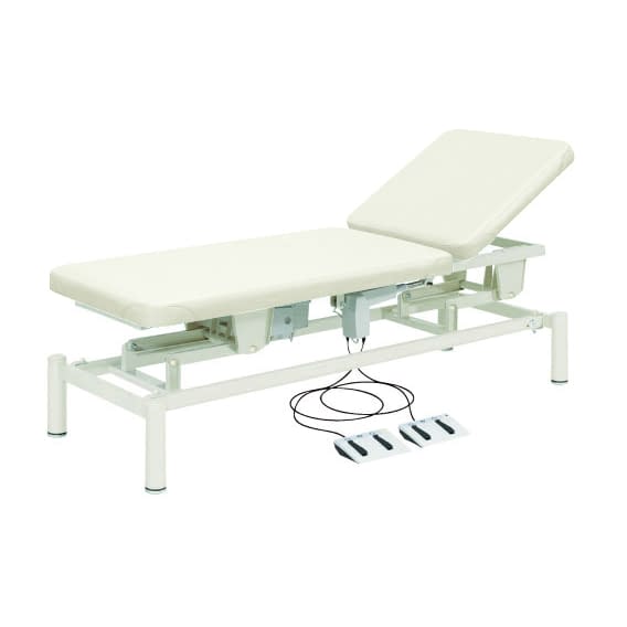 電動診察台(2M電動ベッド) 20-3740-0001 ビニルレザー白 高田ベッド製作所 TB-949(W70XL180CM)