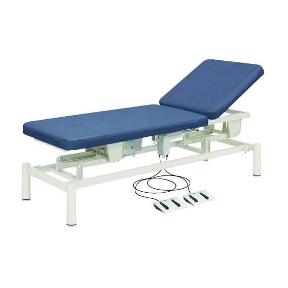 電動診察台(2M電動ベッド) 20-3740-0016 ビニルレザーメディブルー 高田ベッド製作所 TB-949(W70XL180CM)