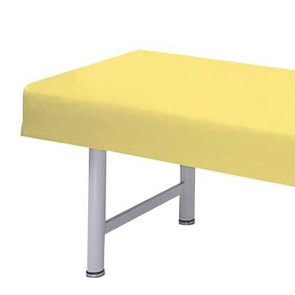 診察台カバー(レザー製) 20-3800-0008 ビニルレザーイエロー 高田ベッド製作所 TB-90(70X180CM)