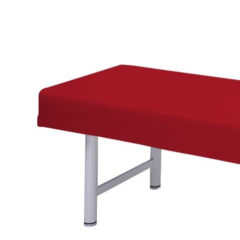 診察台カバー(レザー製) 20-3800-0014 ビニルレザーレッド 高田ベッド製作所 TB-90(70X180CM)