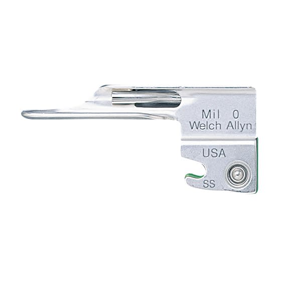 WA喉頭鏡ブレード(ミラー型) サイズ0 喉頭鏡 11-2567-02 ウェルチ・アレン・ジャパン 68060(サイズ0)53