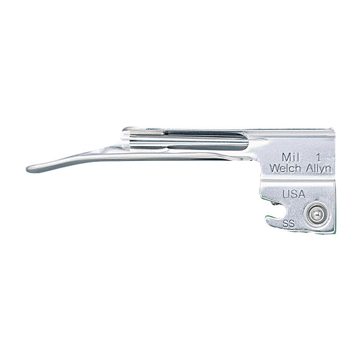 WA喉頭鏡ブレード(ミラー型) サイズ1 喉頭鏡 11-2567-03 ウェルチ・アレン・ジャパン 68061(サイズ1)80