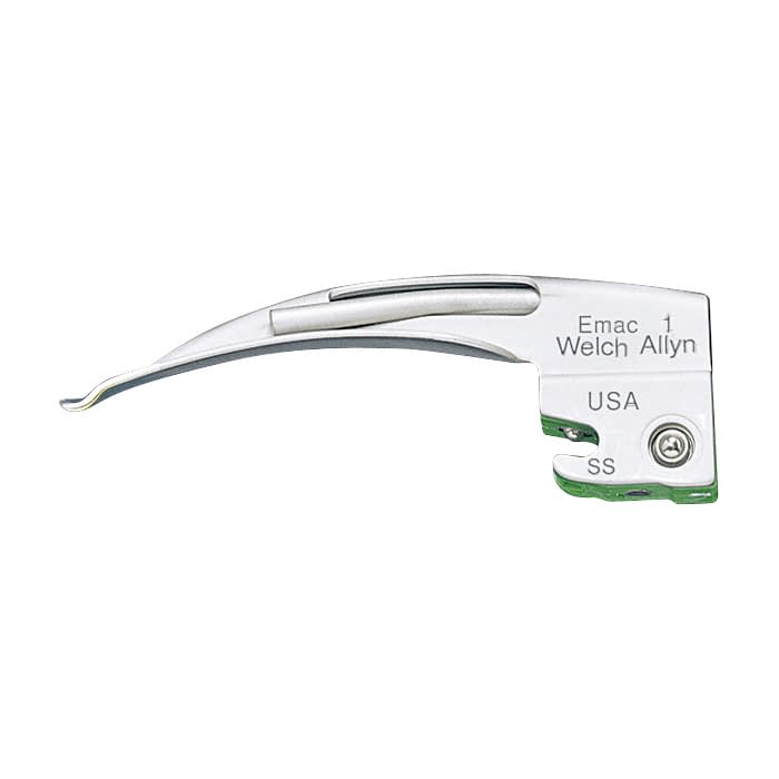 WA喉頭鏡ブレード(E-マック型) サイズ1 喉頭鏡 11-2565-01 ウェルチ・アレン・ジャパン 69211(サイズ1)70