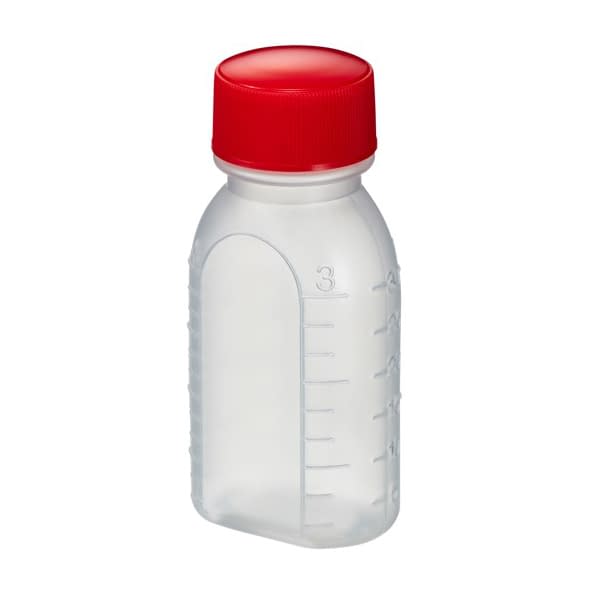 投薬瓶PPB(未滅菌)少数包装 08-2850-2105 キャップ：赤 エムアイケミカル 30CC(10ポンイリ)