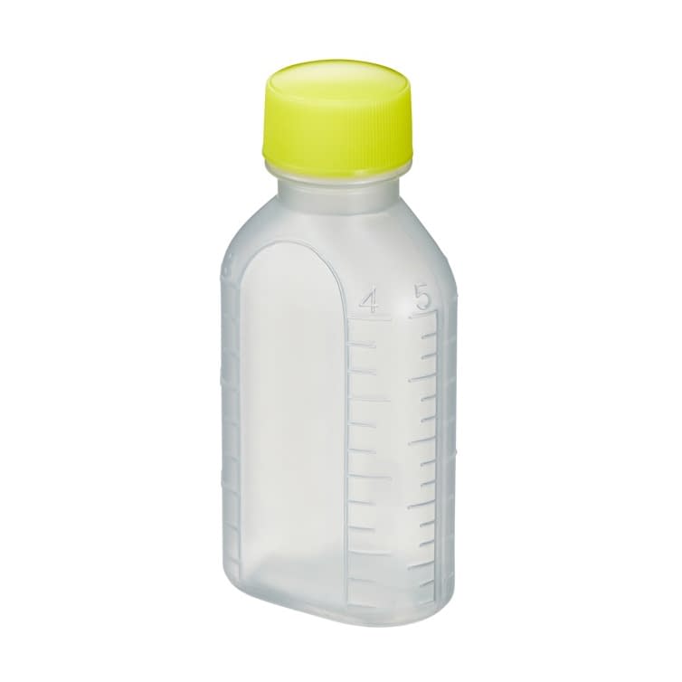 投薬瓶PPB(未滅菌)少数包装 08-2850-2204 キャップ：黄 エムアイケミカル 60CC(10ポンイリ)