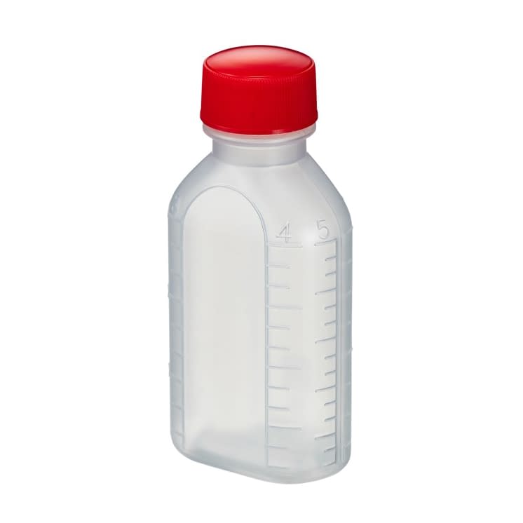 投薬瓶PPB(未滅菌)少数包装 08-2850-2205 キャップ：赤 エムアイケミカル 60CC(10ポンイリ)