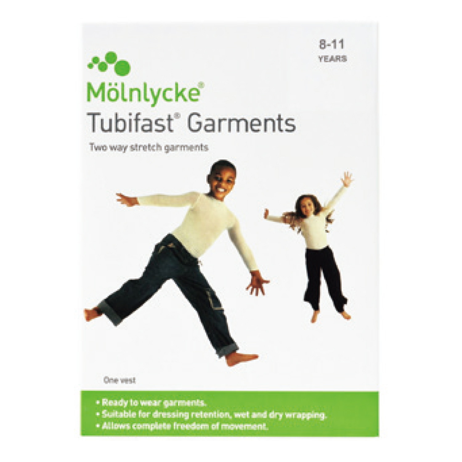 チュビファースト衣類 ベスト 8歳〜11歳用 22-2050-03 メンリッケヘルスケア 550014(8サイ-11サイヨウ)