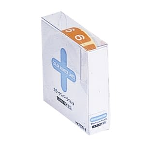 カラーナンバーラベル(M)ロール カルテ 23-5605-0006 6 LIHITLAB. HK753R(タンバン)300ヘンイリ
