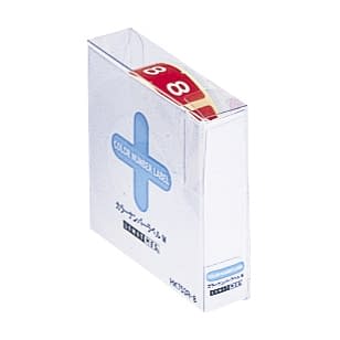 カラーナンバーラベル(M)ロール カルテ 23-5605-0008 8 LIHITLAB. HK753R(タンバン)300ヘンイリ