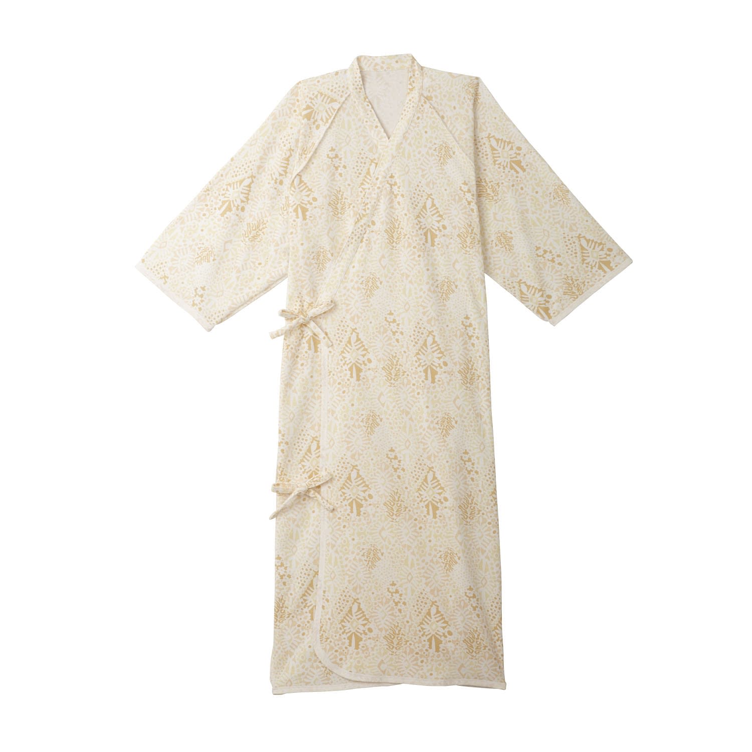 ケアねまき(メリヤスタイプ) 24-4036-0112 ファニークリーム 日本エンゼル 5075(M)