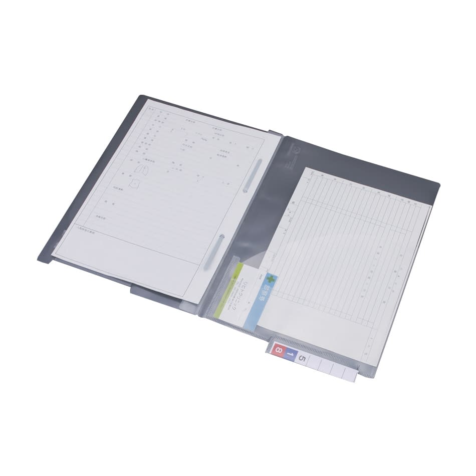 カルテフォルダーPP(A4) A4 カルテバインダー 24-6913-00 LIHITLAB． HK714U(50マイイリ)