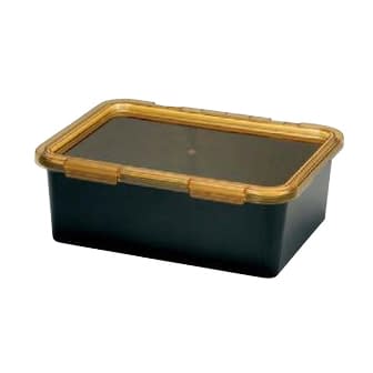 ICコンテナー(PICタイプ) 24-9163-0003 フタ:アンバー/本体:ブラック サカセ化学工業 PIC-11(525X398X190)