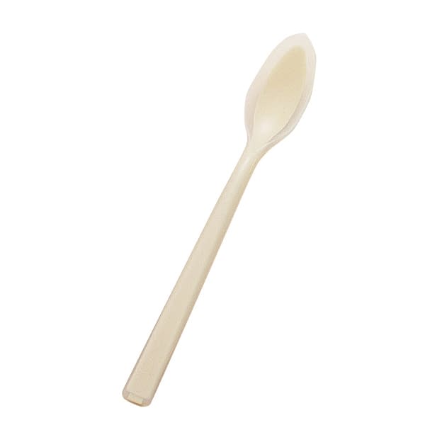 口あたりやさしいスプーン一体深型(小 小 23-2463-0002 イエロー フセ企画 KU-06