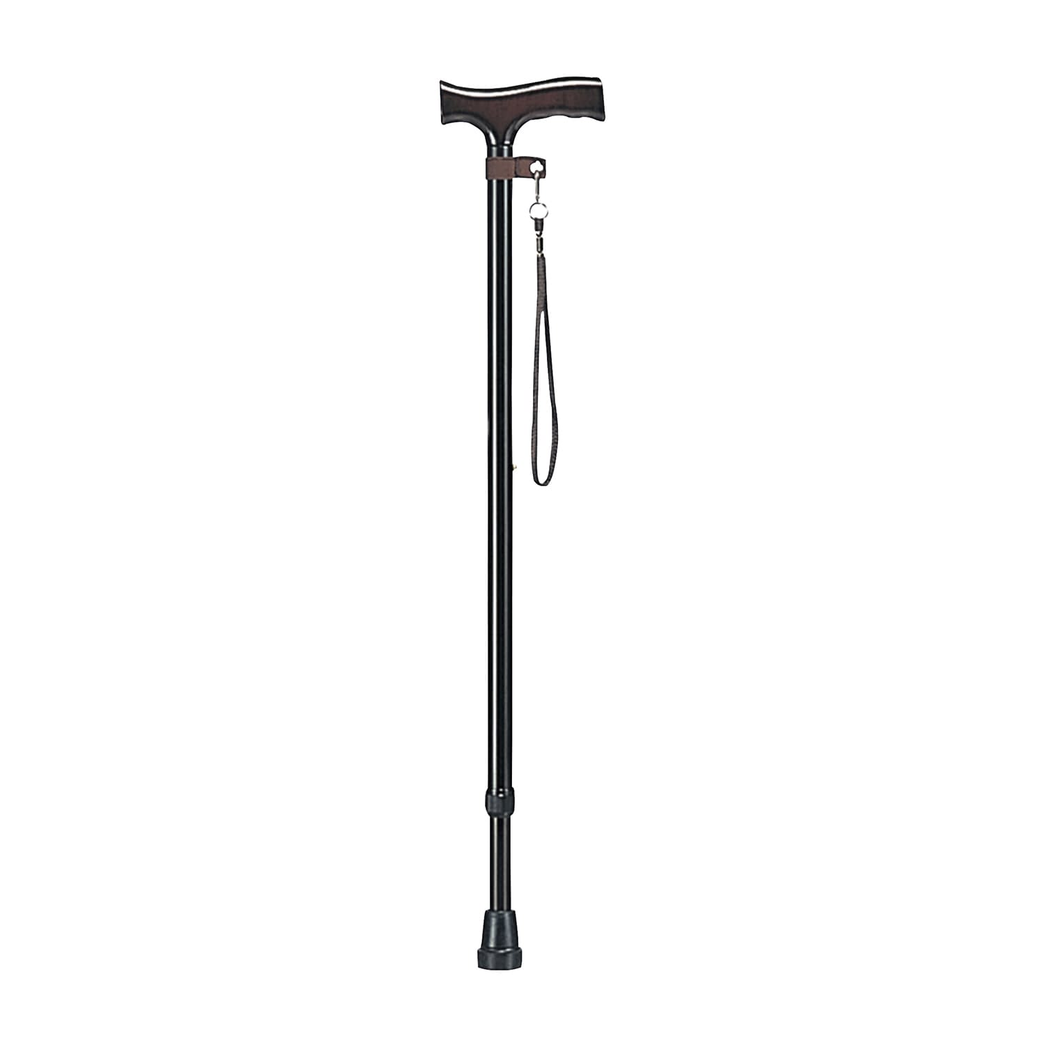 アルミ杖ベーシック(伸縮) 杖(伸縮式) 23-6237-01 ミキ MRA-01112(ブラック)