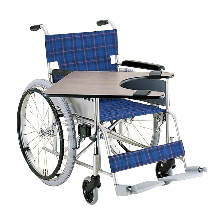 車いす用テーブル(上下脱着式) 上下着脱式 01-4045-16 カワムラサイクル 54X48CM