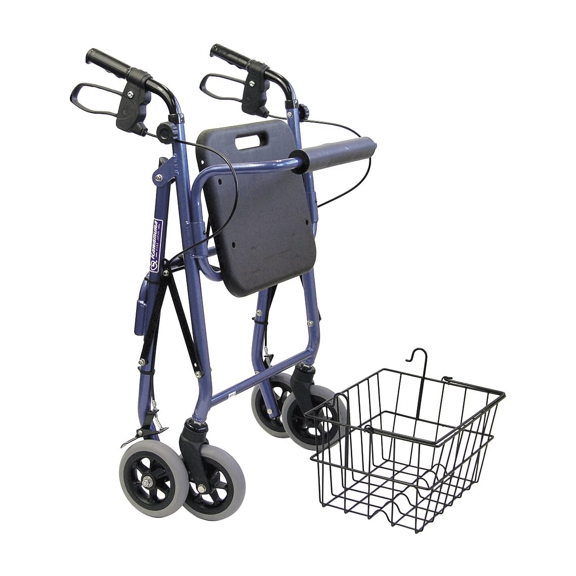 四輪歩行車 24-2048-0003 ブルー カワムラサイクル KW20