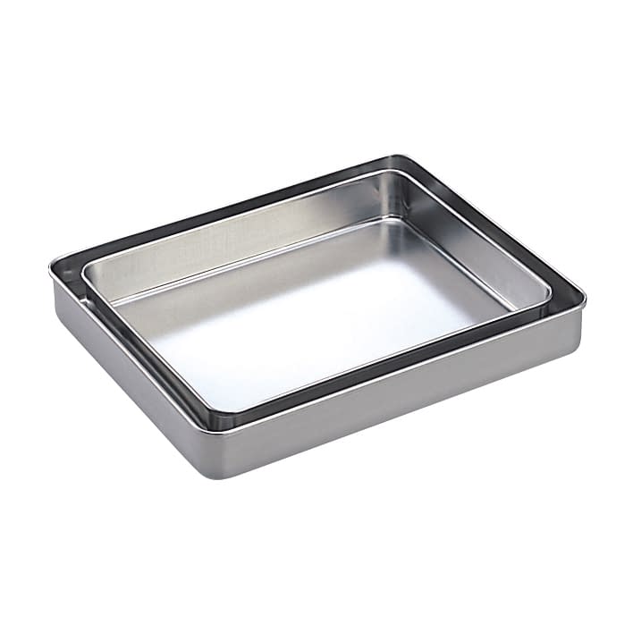 ステンレスバット(フタなし) 4号 4号 トレー 03-3115-04 MATSUYOSHI 300X240X40MM