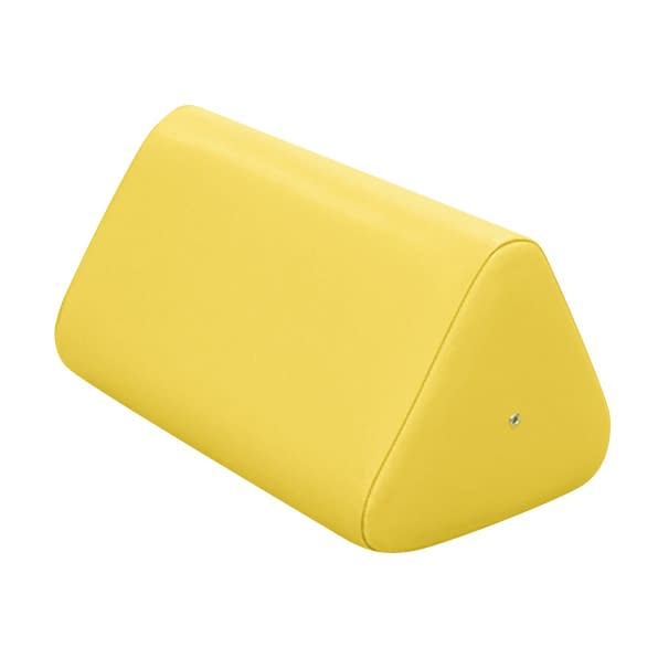 カラー三角マクラ 三角マクラ 19-4322-0008 ビニルレザーイエロー 高田ベッド製作所 TB-77C-13
