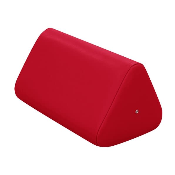 カラー三角マクラ 三角マクラ 19-4322-0014 ビニルレザーレッド 高田ベッド製作所 TB-77C-13