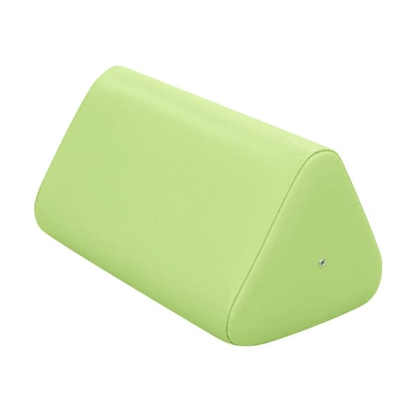 カラー三角マクラ 三角マクラ 19-4322-0018 ビニルレザーライムグリーン 高田ベッド製作所 TB-77C-13