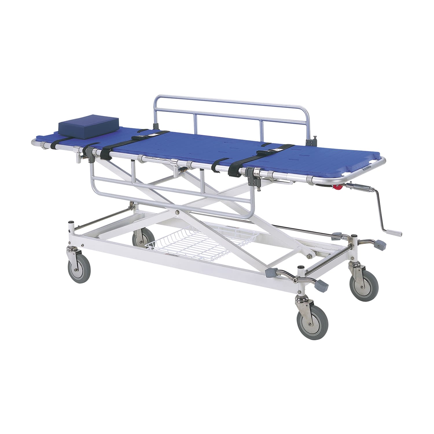 アルミ浴室用ストレッチャー(昇降固定 トータルロック 23-6242-01 日進医療器 TY217DS-600(トータルロック)