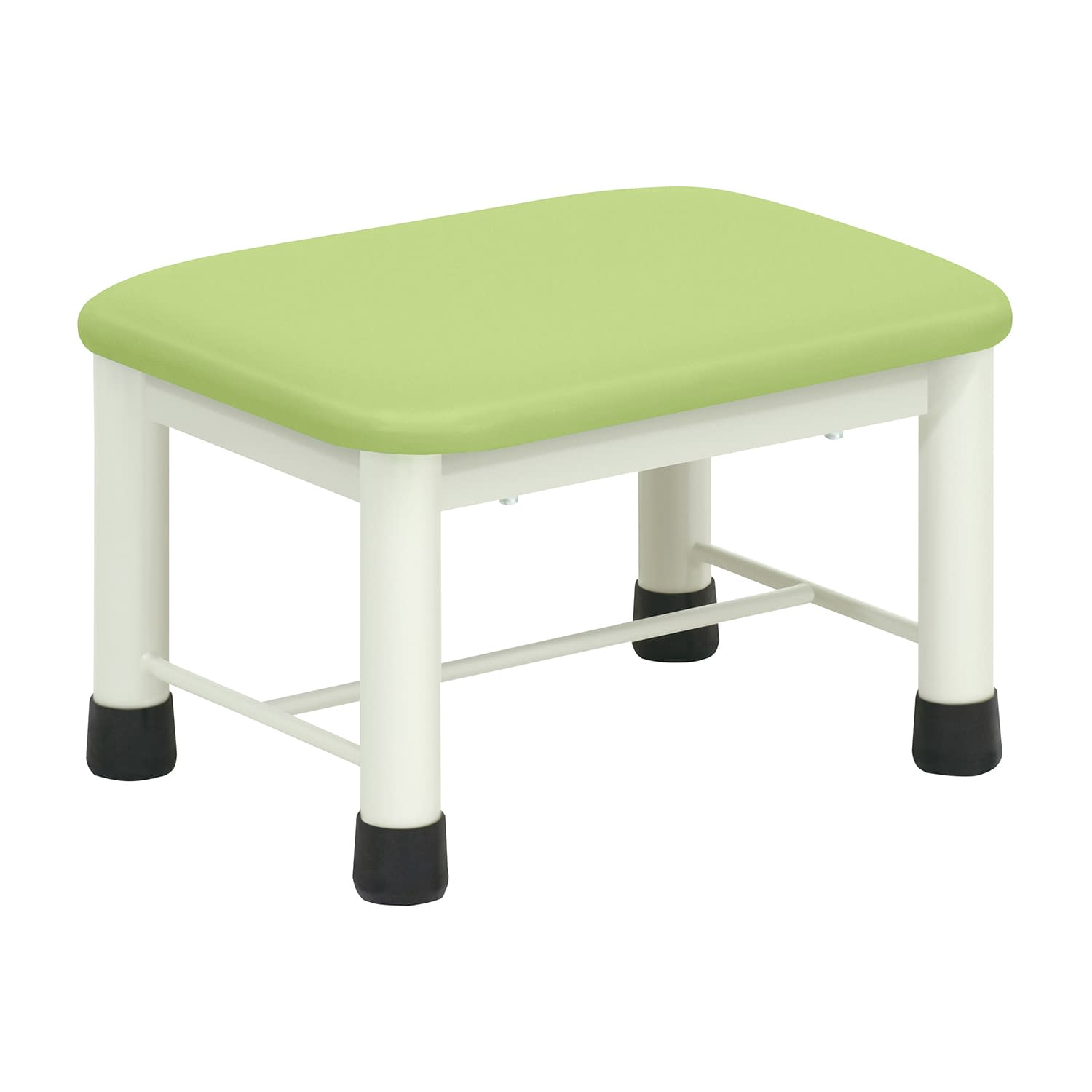 足踏み台(ミニステップ) 23-2769-0218 ビニルレザーライムグリーン 高田ベッド製作所 TB-276(40X30X25CM)