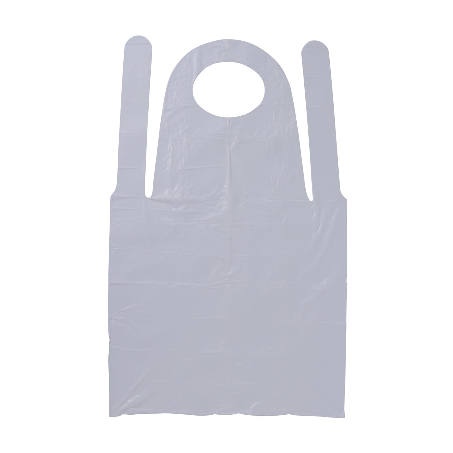 ディスポプラスチックエプロン 23-3725-00 オカダ医材 ME-35W(ホワイト)50マイイリ