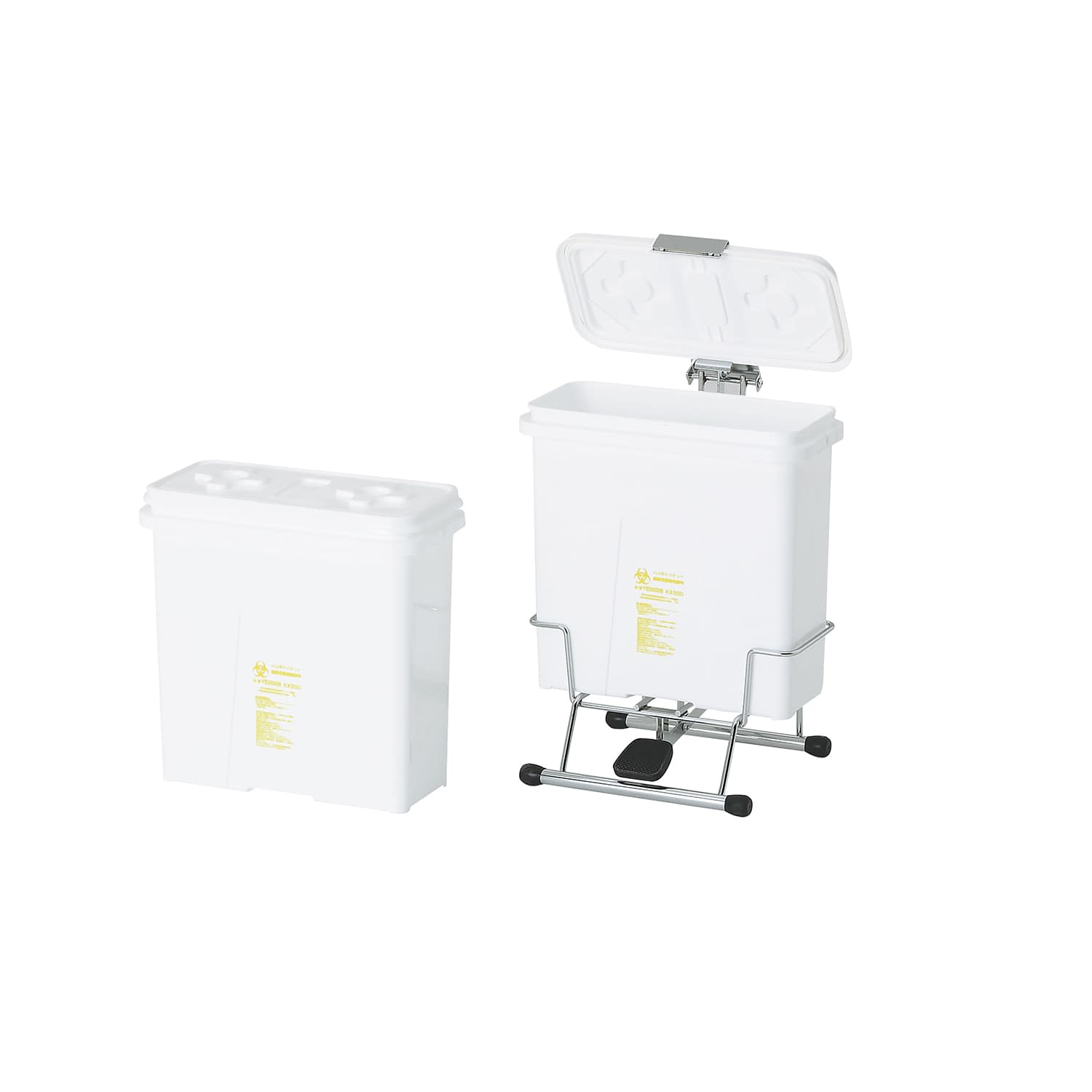 ハリポイバケット(黄) 20.6L(パッキンフタ付) 針捨てボックス 23-2950-00 ケルン KH-600(20.6L)