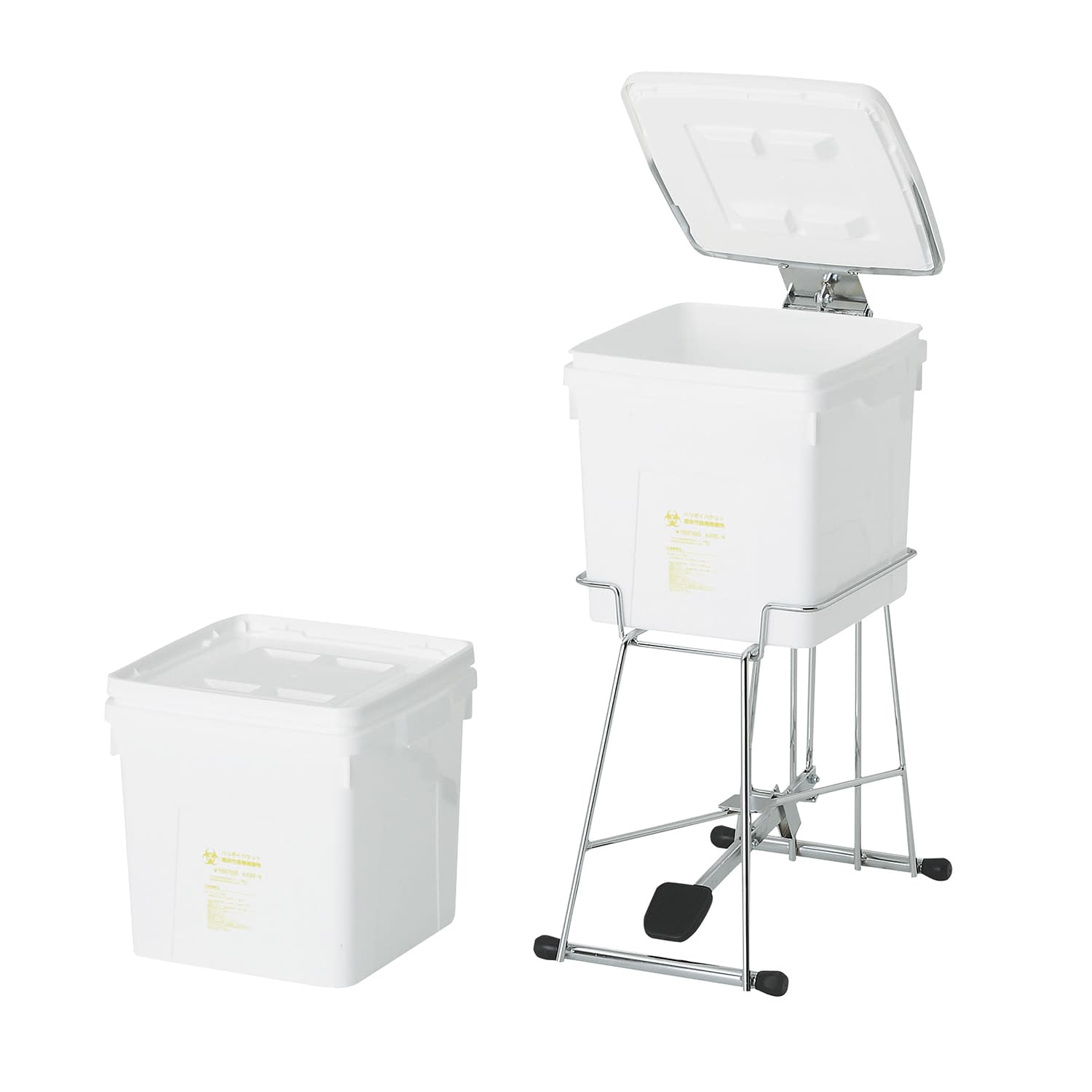 ハリポイバケット(黄) 20.0L(パッキンフタ付) 針捨てボックス 23-5098-01 ケルン KH-610(20.0L)