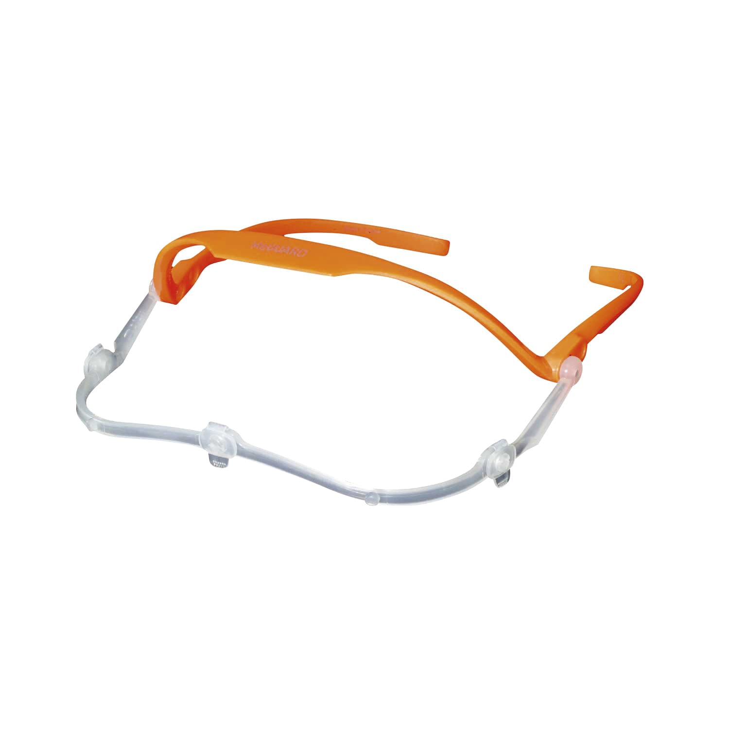 フェイスガード ミーガード(本体) 23-2849-02 ミタス MEG-1-O(オレンジ)