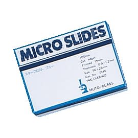 スライドグラス スターフロスト水切放 10-2756-06 武藤化学 5145(100マイ)ブルー