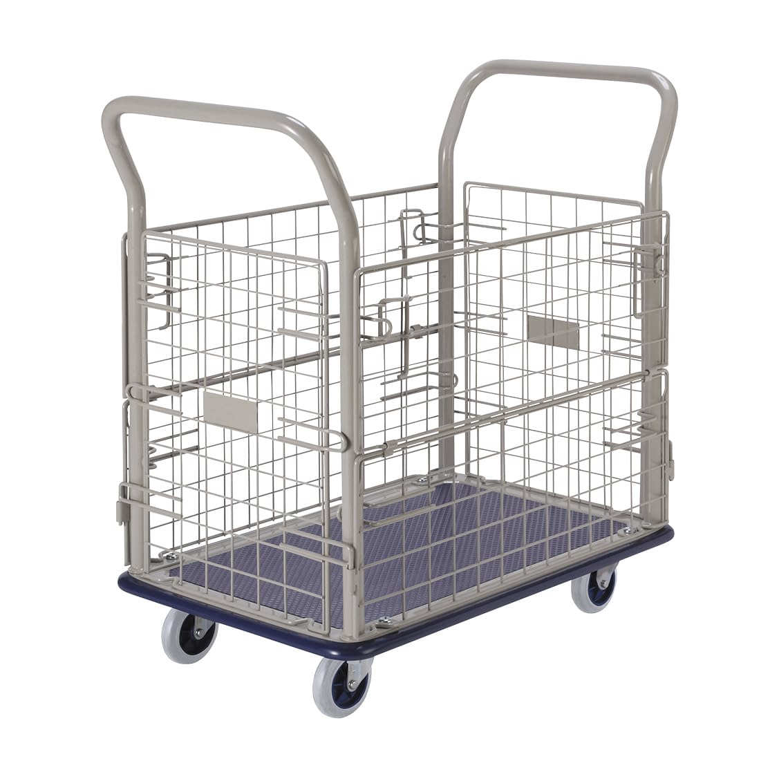 運搬車(台車)小型・カゴ付 23-2034-00 金沢車輛 NHT-107