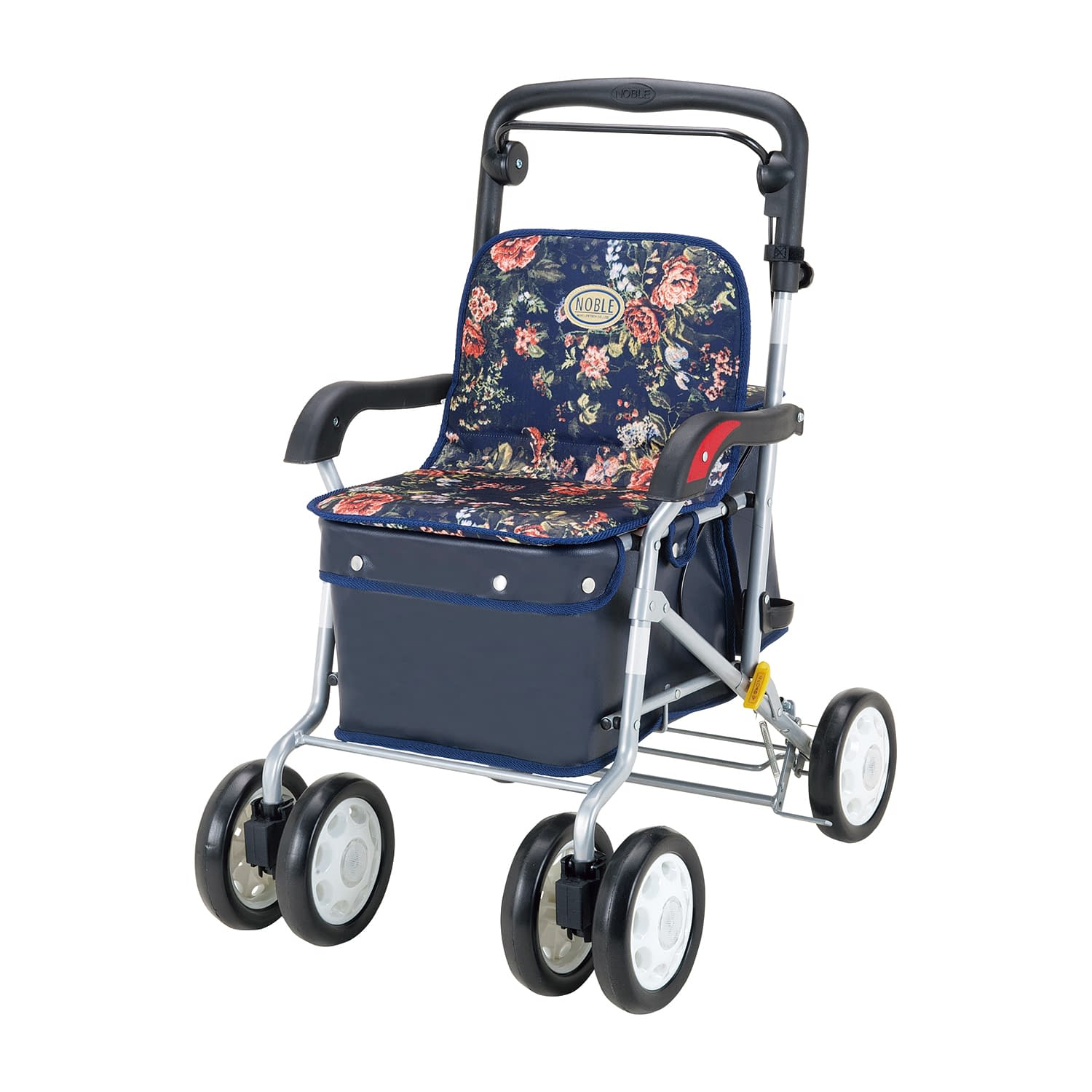 シルバーカー ノーブル 歩行車 23-7129-0004 ローズ イチゴイチエ ENB-011