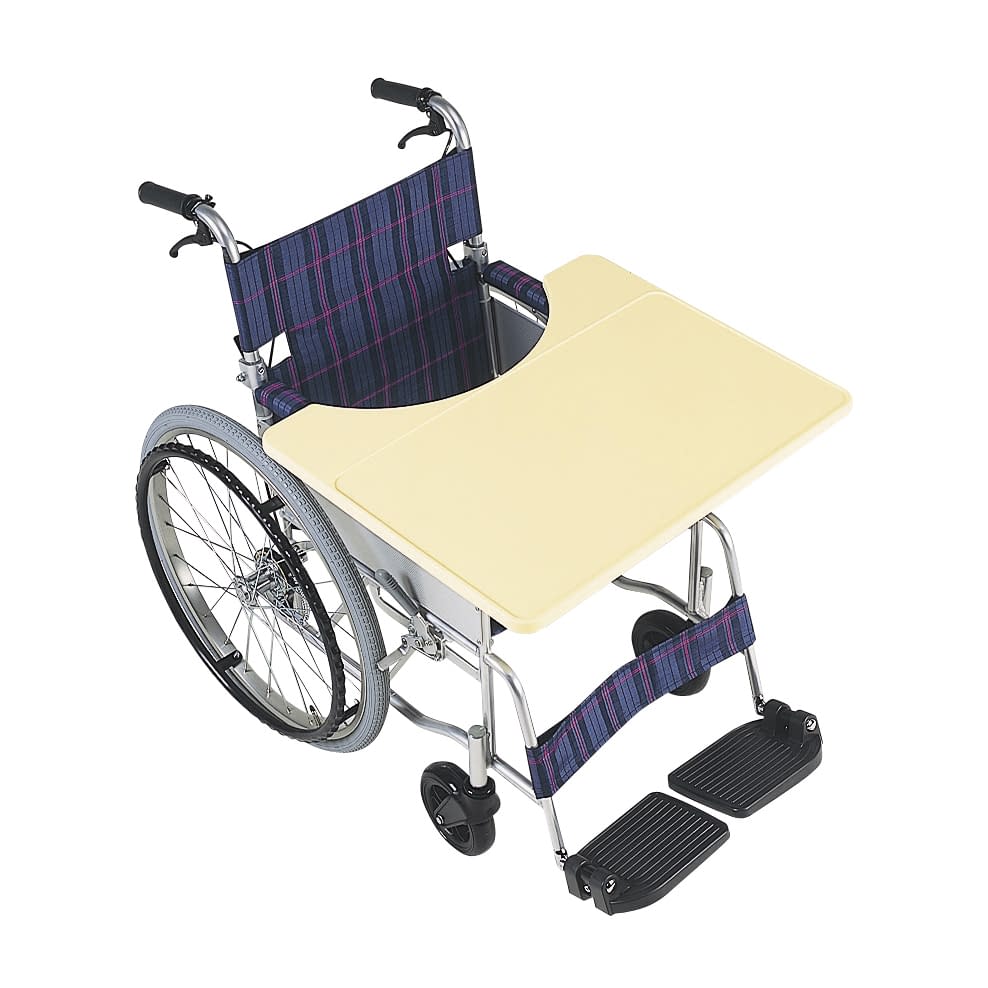 車いす用テーブル Eタイプ マジックベルト止め 23-6224-00 日進医療器 TY070E