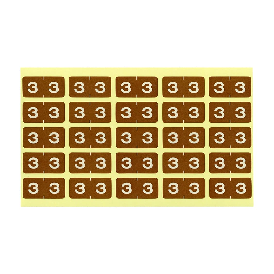 カラーナンバーラベル(M) カルテ 23-5604-0003 3 LIHITLAB. HK7753(タンバン)250ヘンイリ