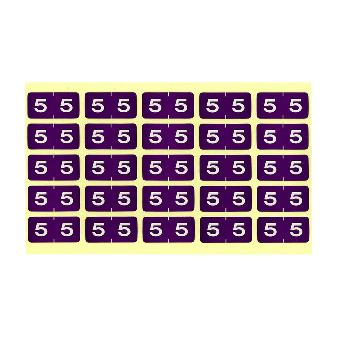 カラーナンバーラベル(M) カルテ 23-5604-0005 5 LIHITLAB. HK7753(タンバン)250ヘンイリ