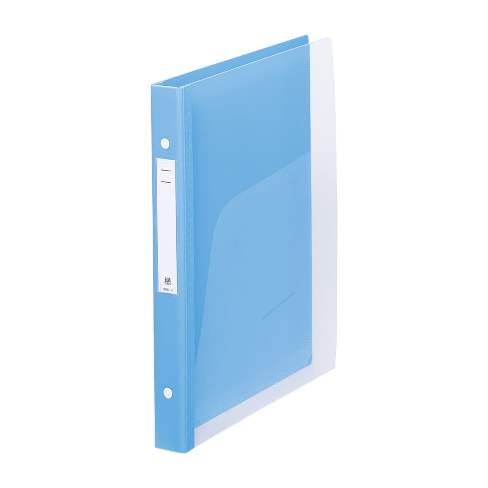(23-3656-00)メディカルサポートブック（クリヤー） HB666(A4)2ｹﾂ ﾒﾃﾞｨｶﾙｻﾎﾟｰﾄﾌﾞｯｸ(ｸﾘﾔｰ １：ブルー(ＬＩＨＩＴＬＡＢ．)【1冊単位】【2019年カタログ商品】