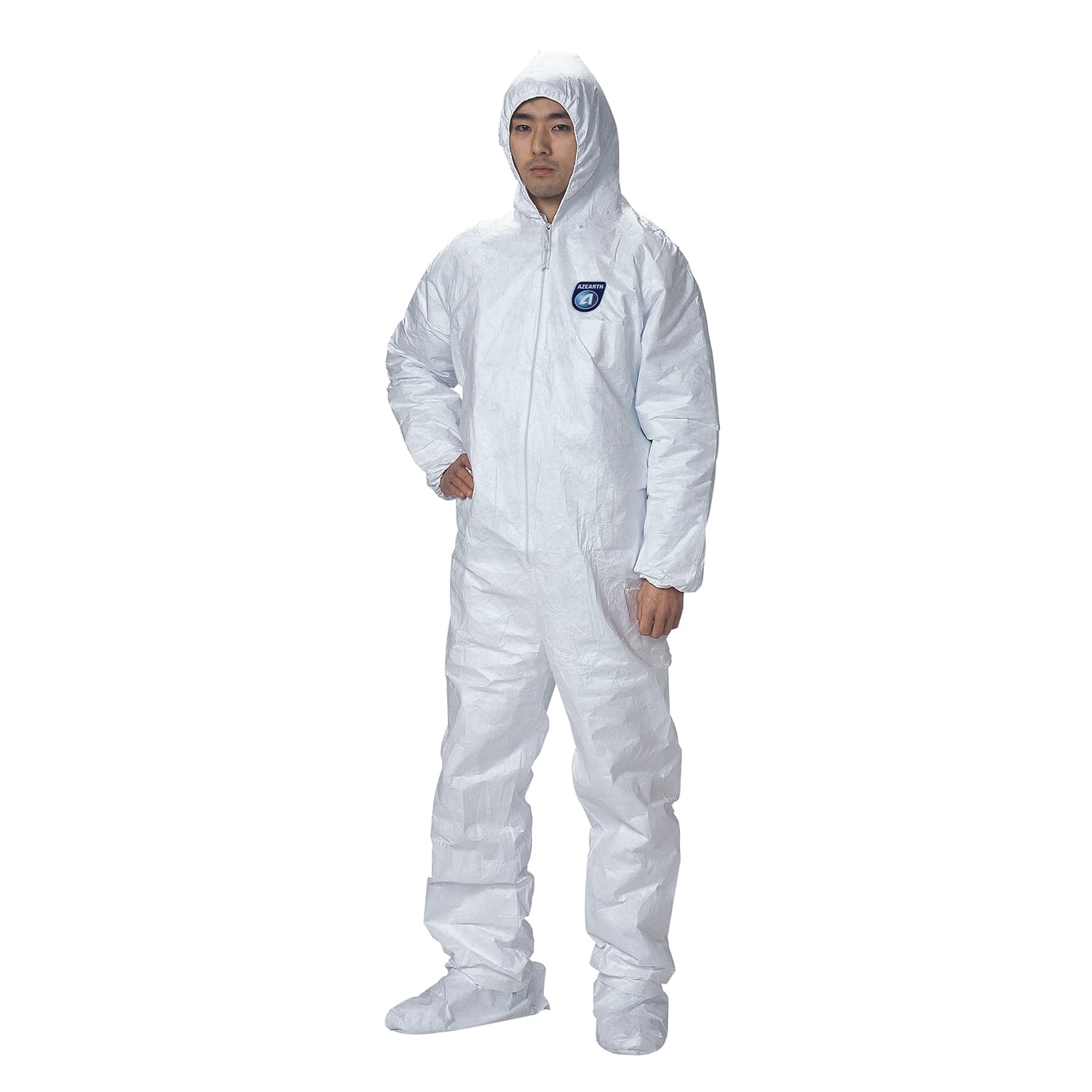 タイベック フード付き続服 23-2935-0001 M アゼアス